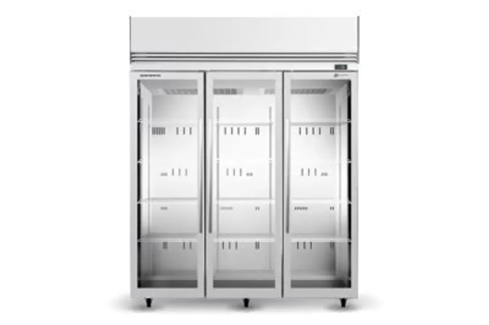 3 Door Upright Glass Door Freezer