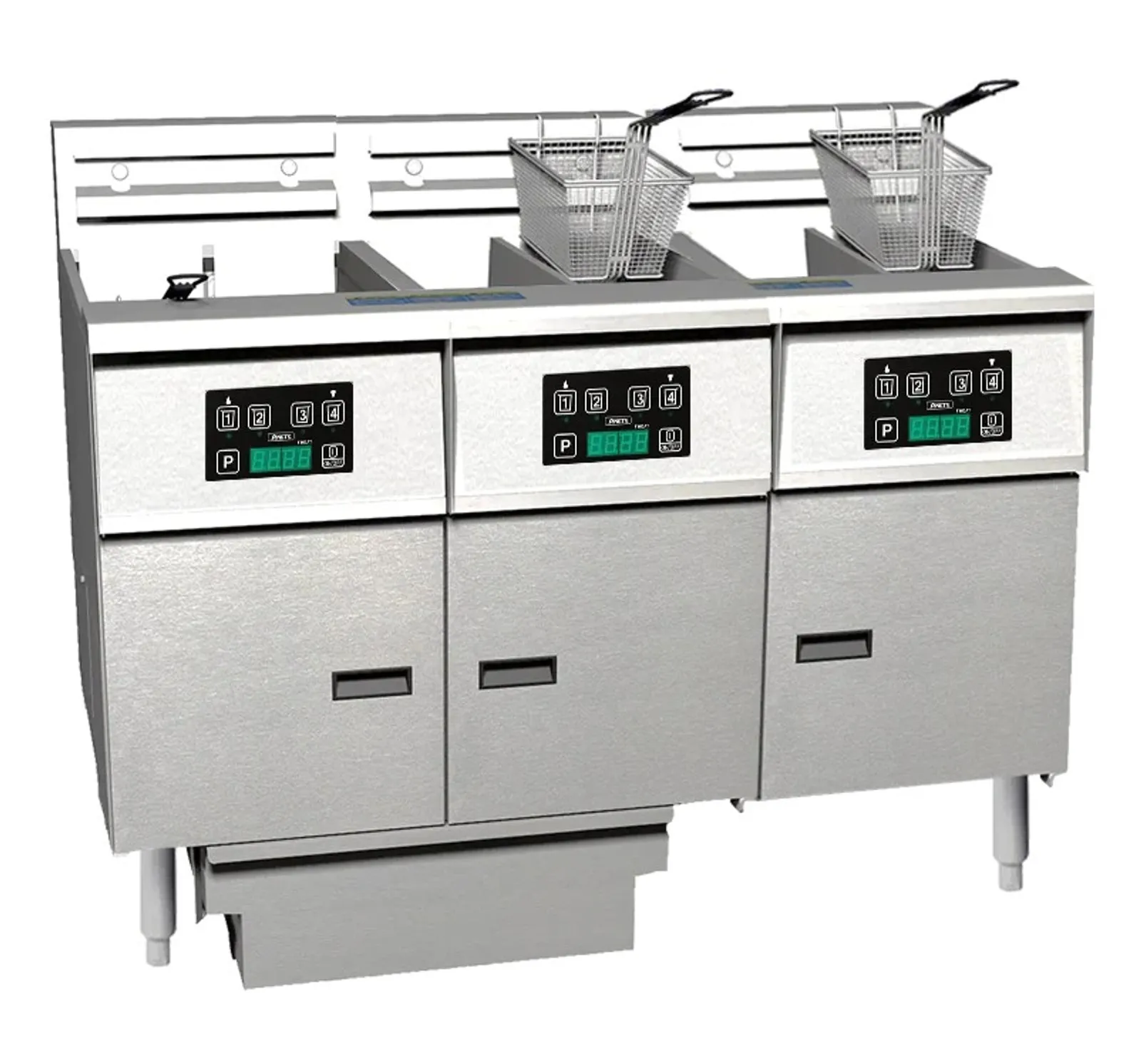 Anets FDAEP314D Platinum Series - 3 Bank Fryer Filter Drawer