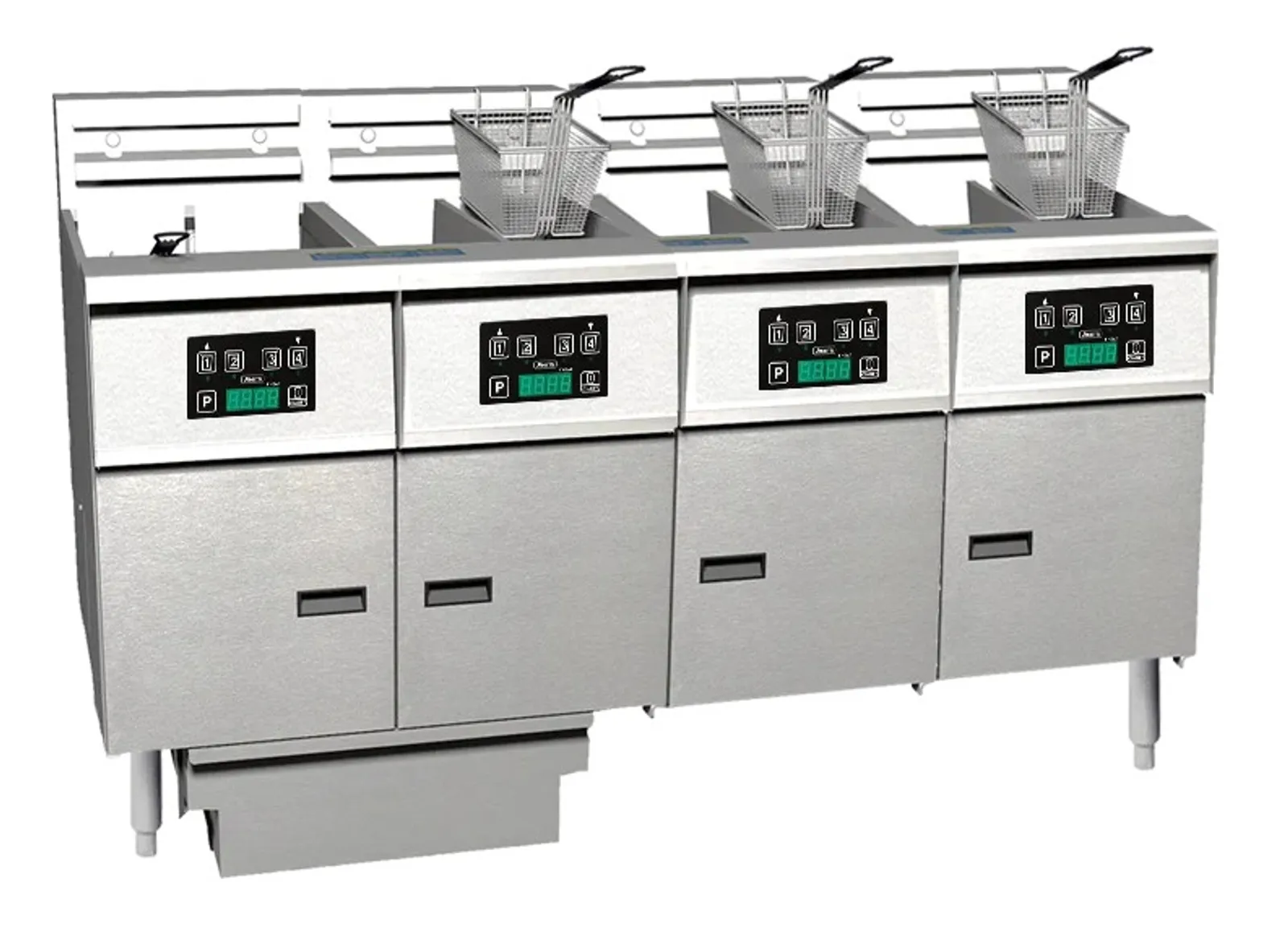 Anets FDAEP414D Platinum Series - 4 Bank Fryer Filter Drawer