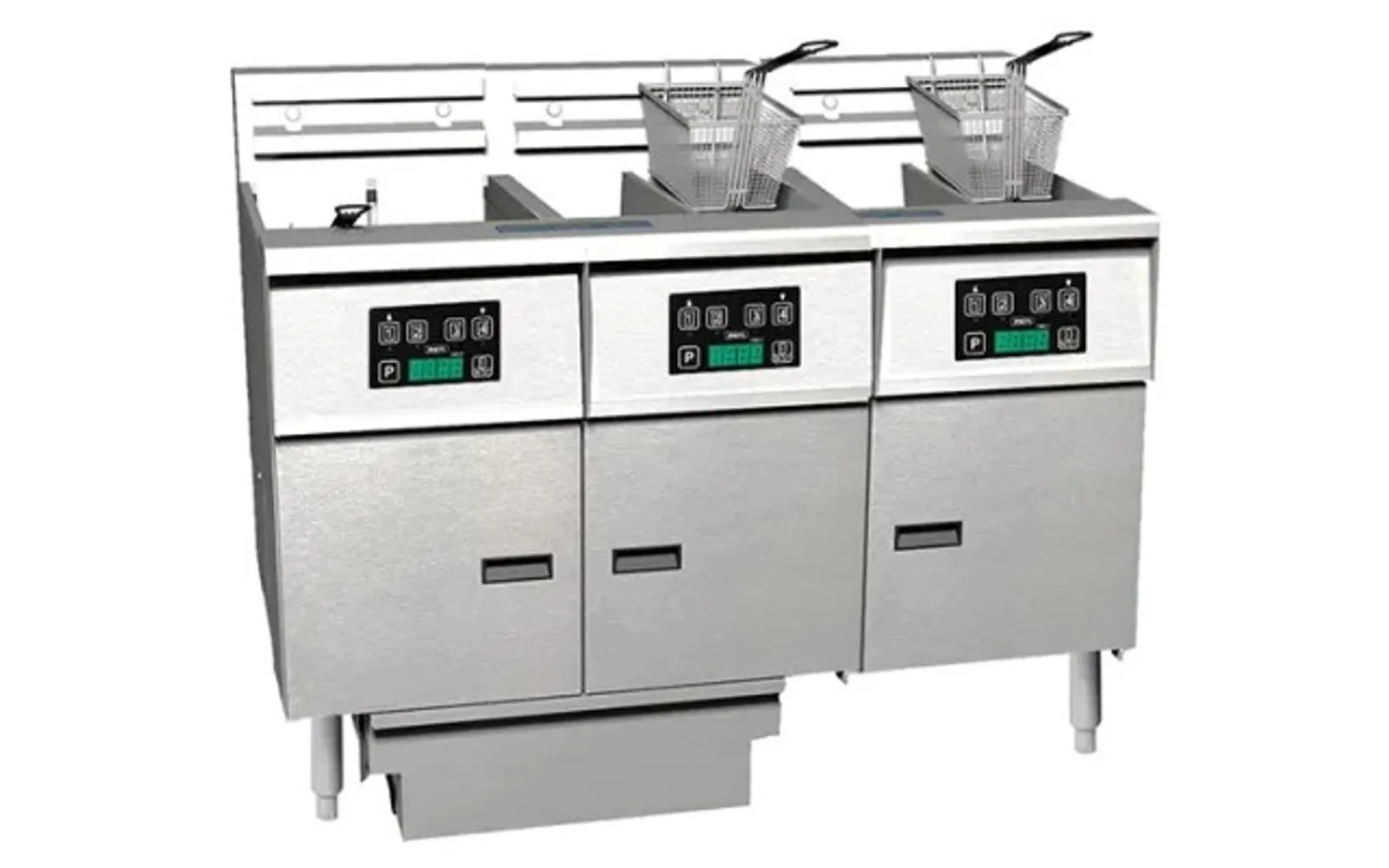 Anets FDAEP314C Platinum Series - 3 Bank Fryer Filter Drawer