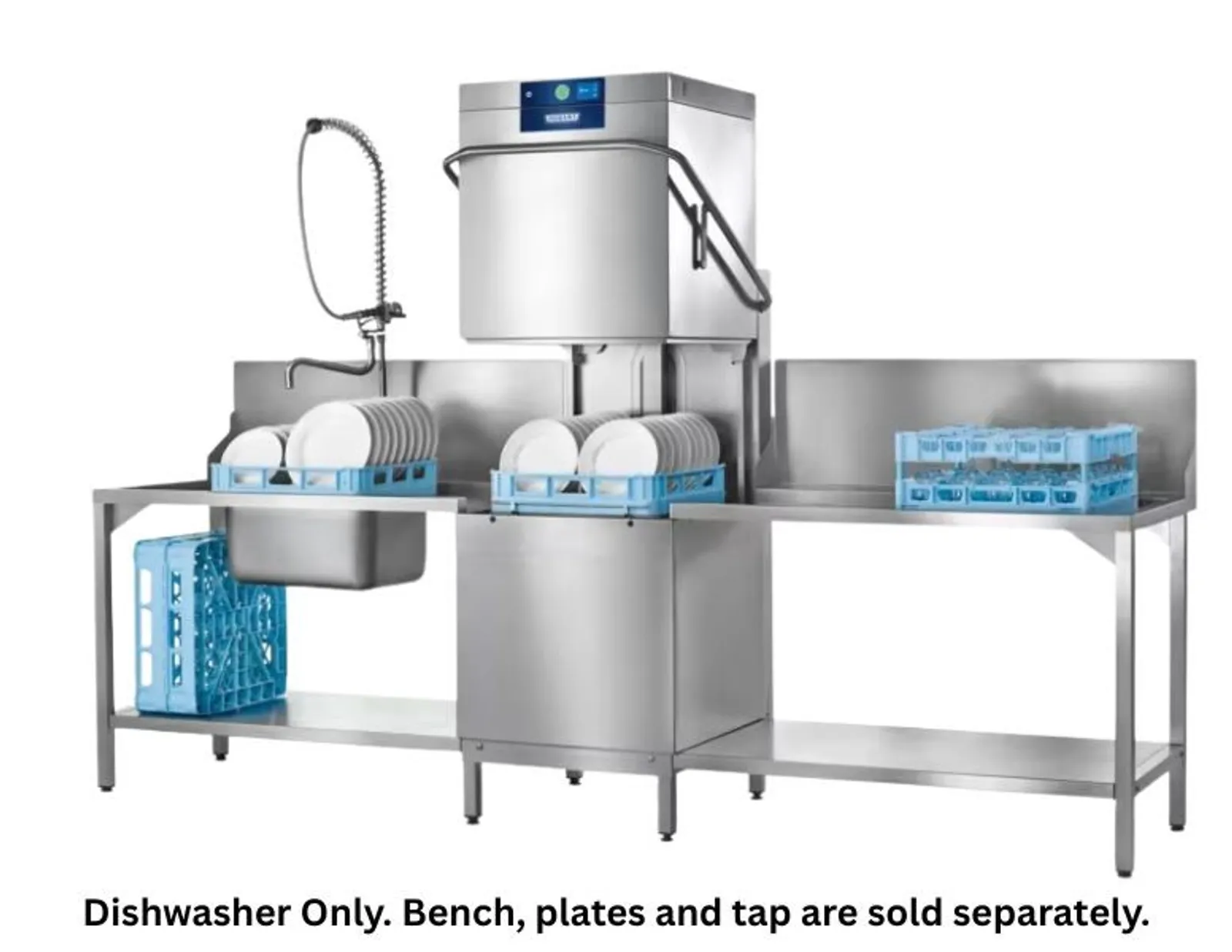 Hobart PROFI AMX-VHL Dishwasher with Vapostop & Auto Hood Lift