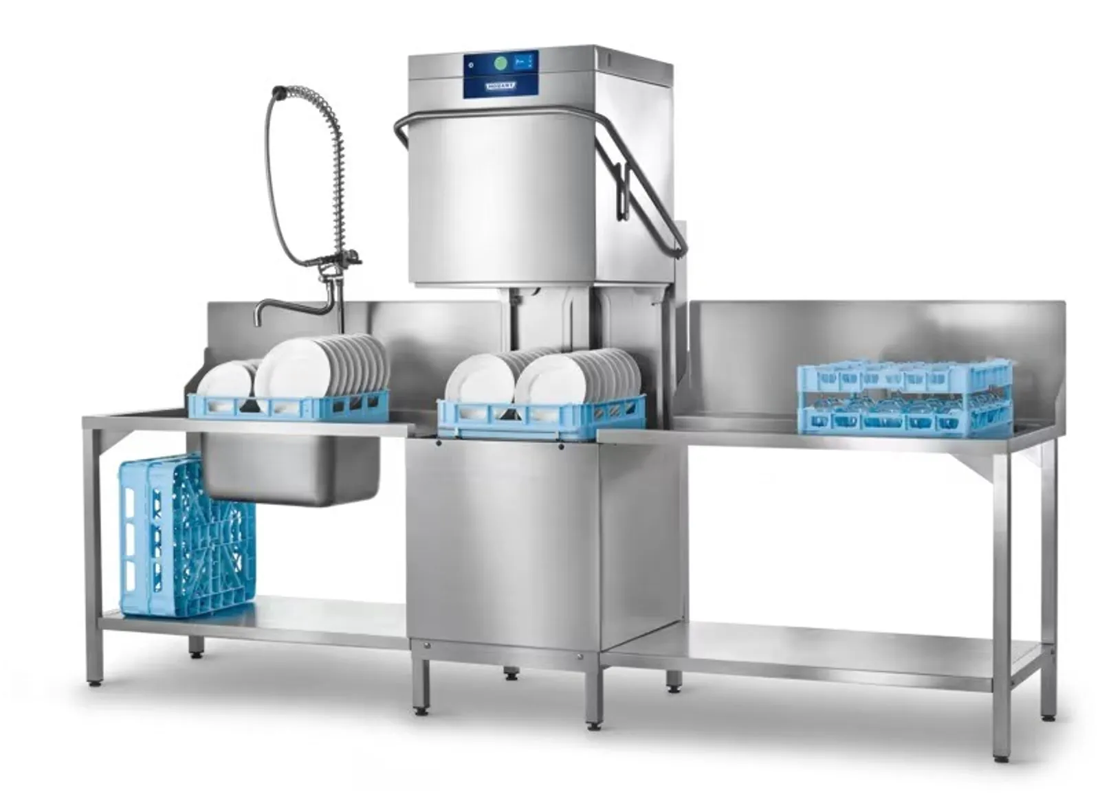 Hobart PROFI AMX-VHL Dishwasher with Vapostop & Auto Hood Lift