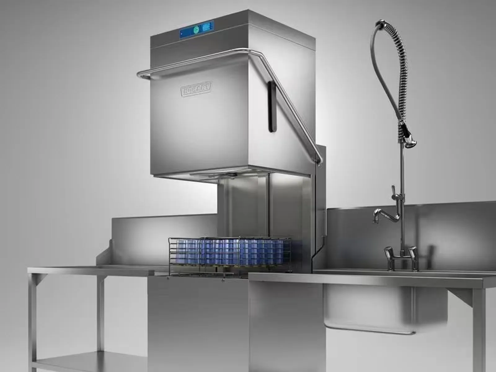 Hobart PROFI AMXXL-VR Glass & Dishwasher With Vapostop & Drain Heat Recovery