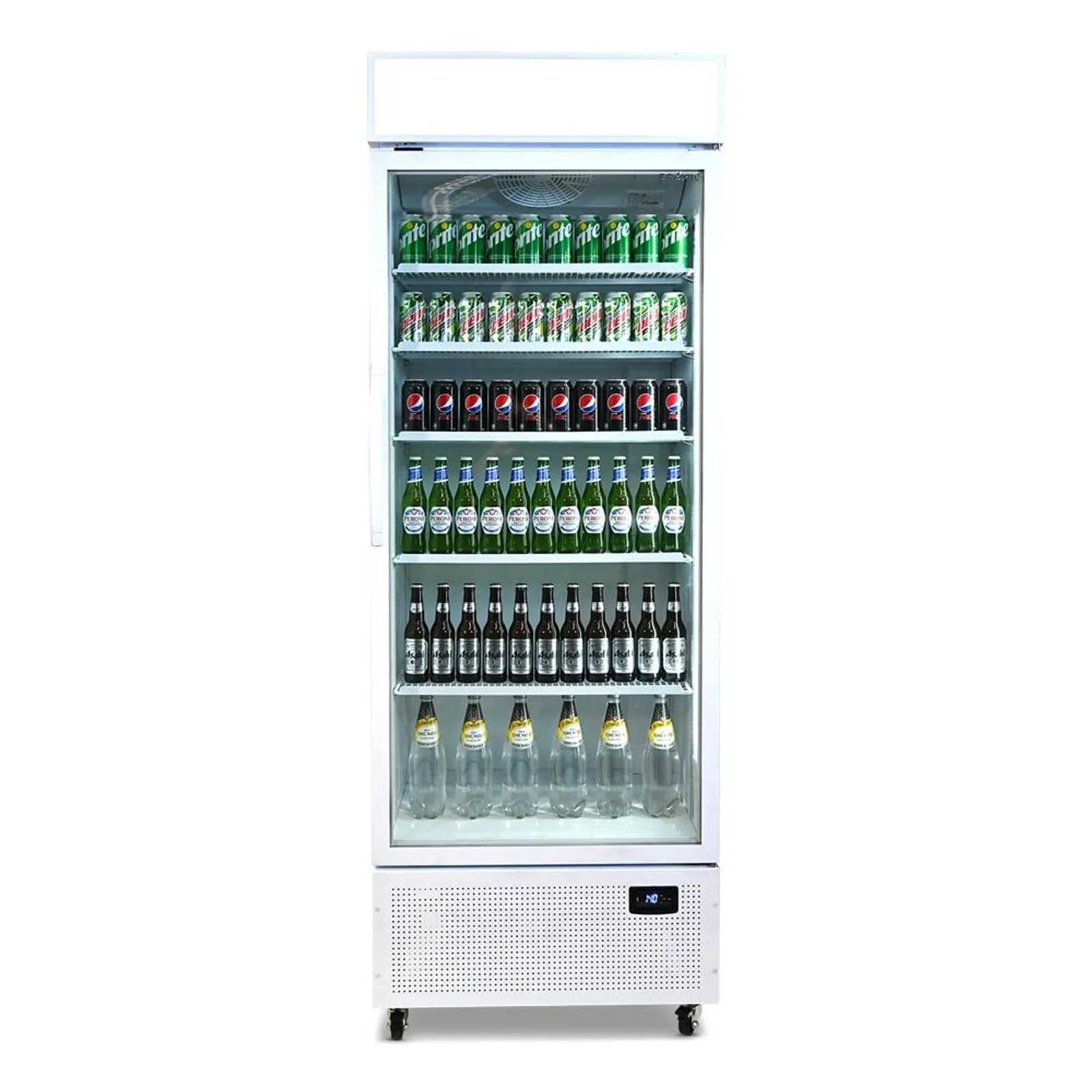 Bromic GM0690LW - Upright Display Fridge - 659L - 1 Door - Flat Glass - Lighbox