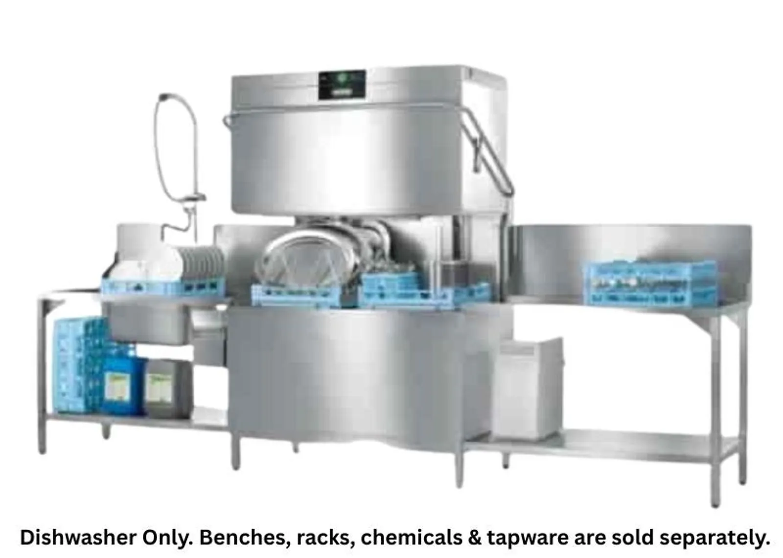 Hobart Premax Twin AUPT-VHL Dish & Utensilwasher w/ Vapostop & Auto Hood Lift