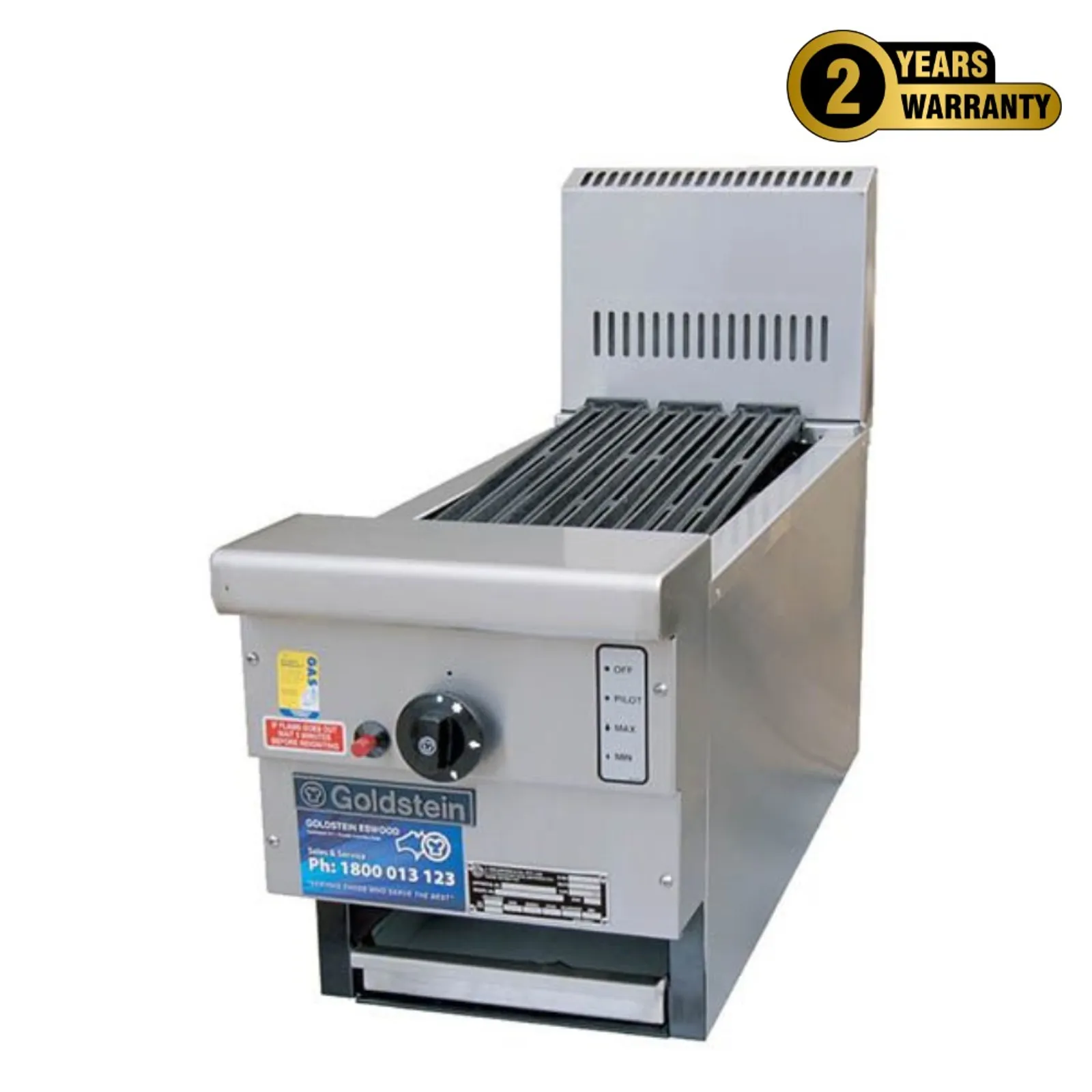 Goldstein RBA12L 800 Series Char Broiler BBQ