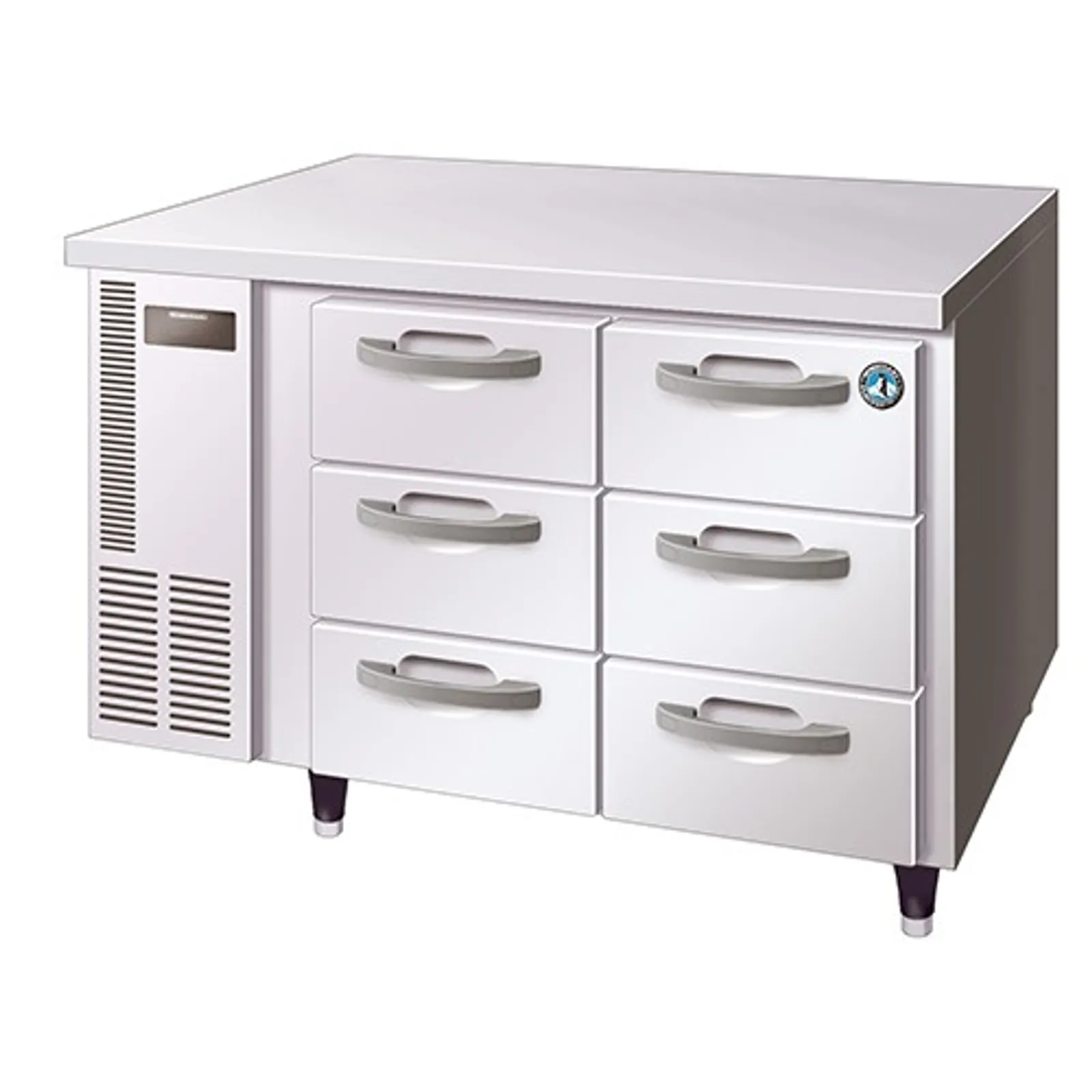 Hoshizaki FTC-125DEA-GN-6D 6 Drawer 100mm Deep Gastronorm Underbench Freezer