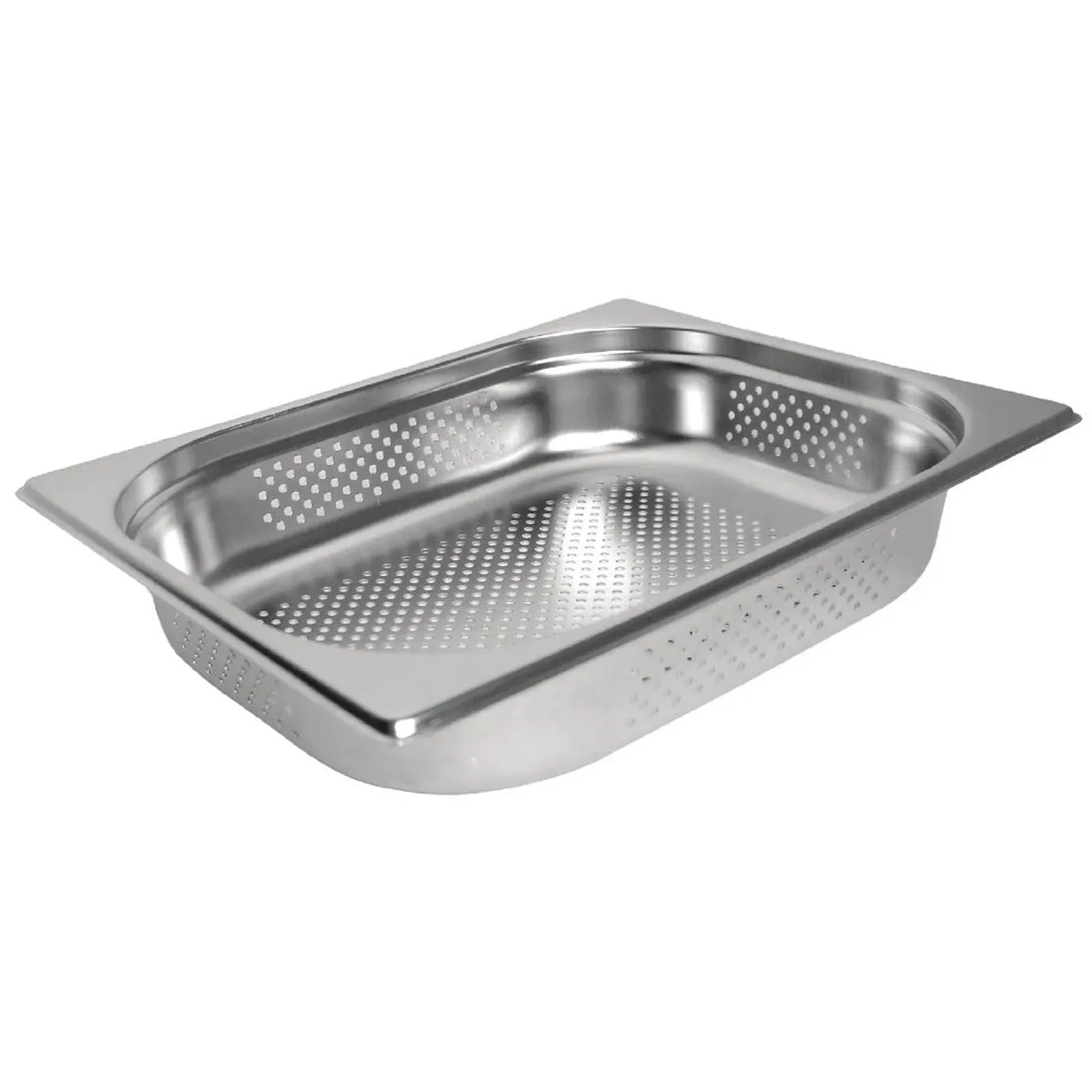 Robinox Z12100-P Perforated Steam Table Pans - 1/2 GN 100mm Deep