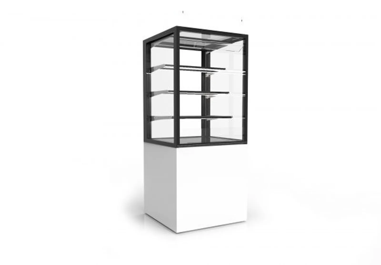 Sayl SDF4600SS Floor Standing Four Tier 600mm Self Service Display