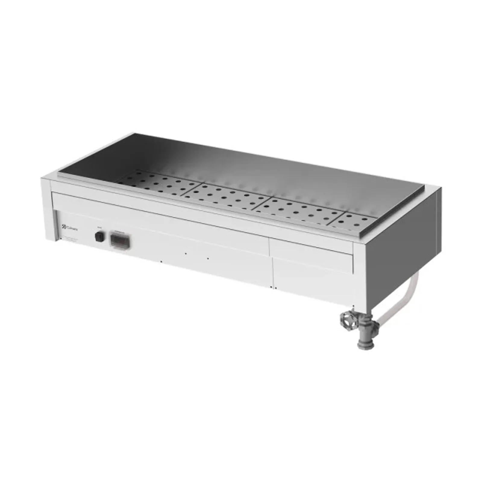 Culinaire CH.BM.U.4 Under Bench Bain Marie Without Bench Top or Pan Dividers - 4 Modules
