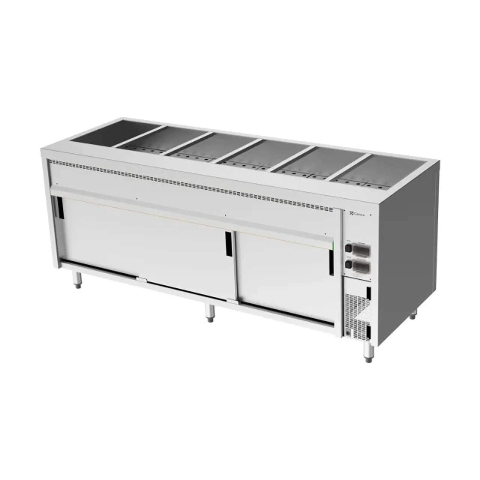 Culinaire CH.BMH.I.6 Island Bain Marie Hot Cupboard - 6 Modules
