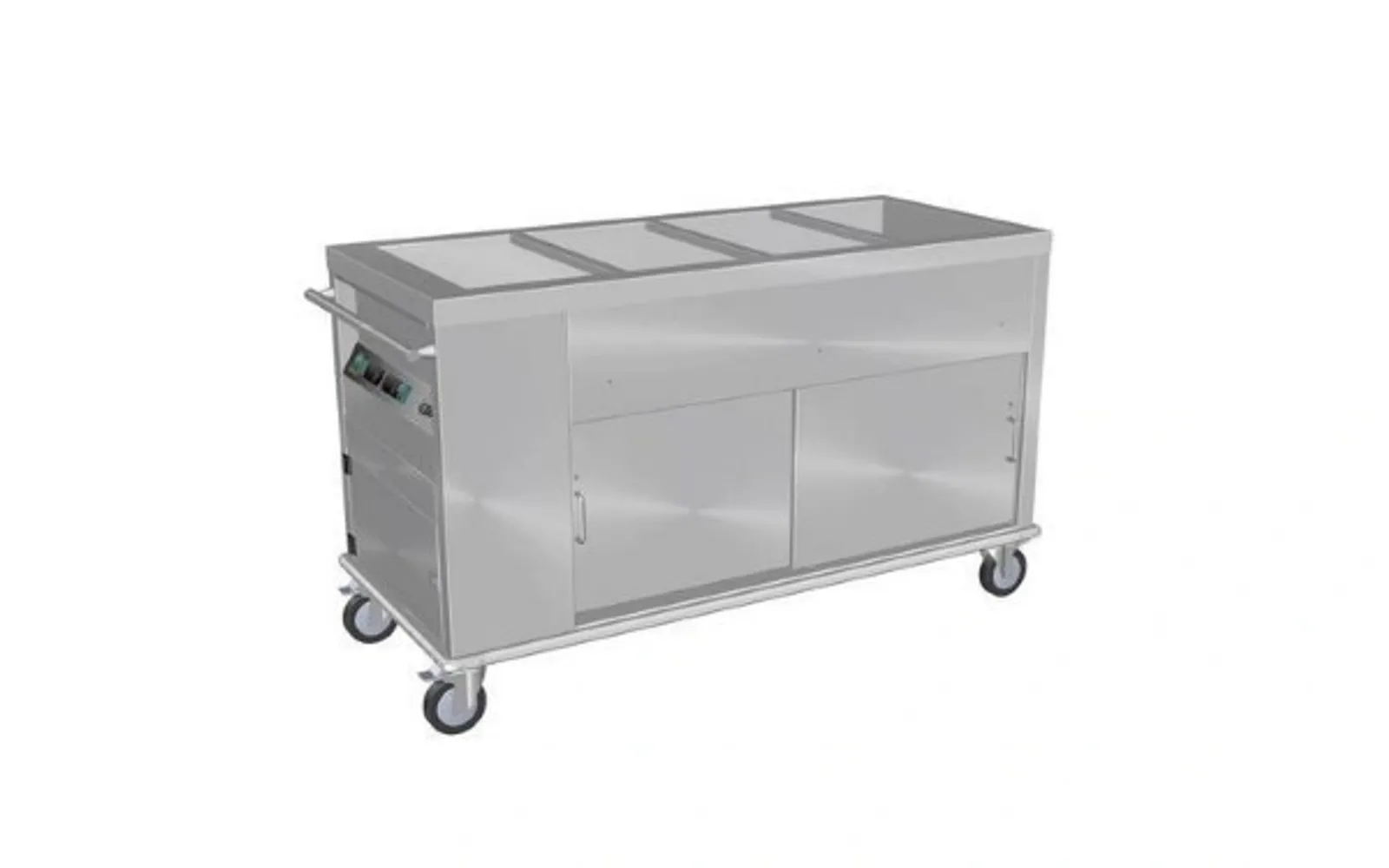 Culinaire CH.BMHM.4 Mobile Bain Marie Hot Cupboard - 4 Modules