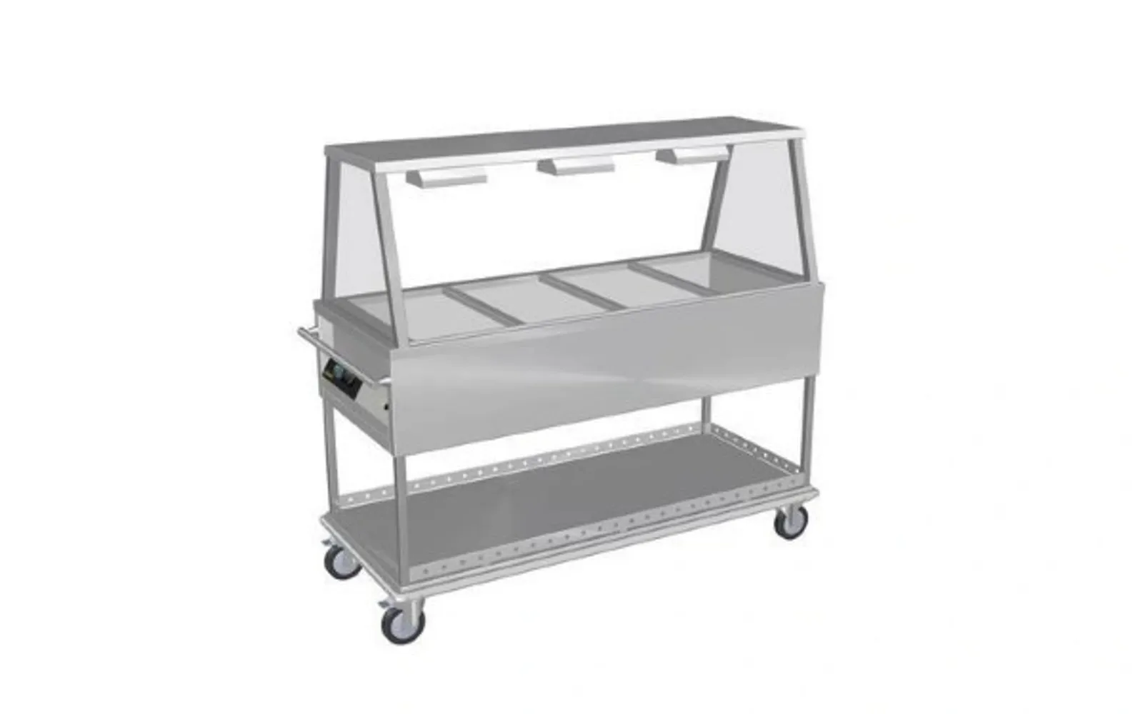 Culinaire CH.BMM.GA.4 Mobile Bain Marie with A Frame Gantry - 4 Modules