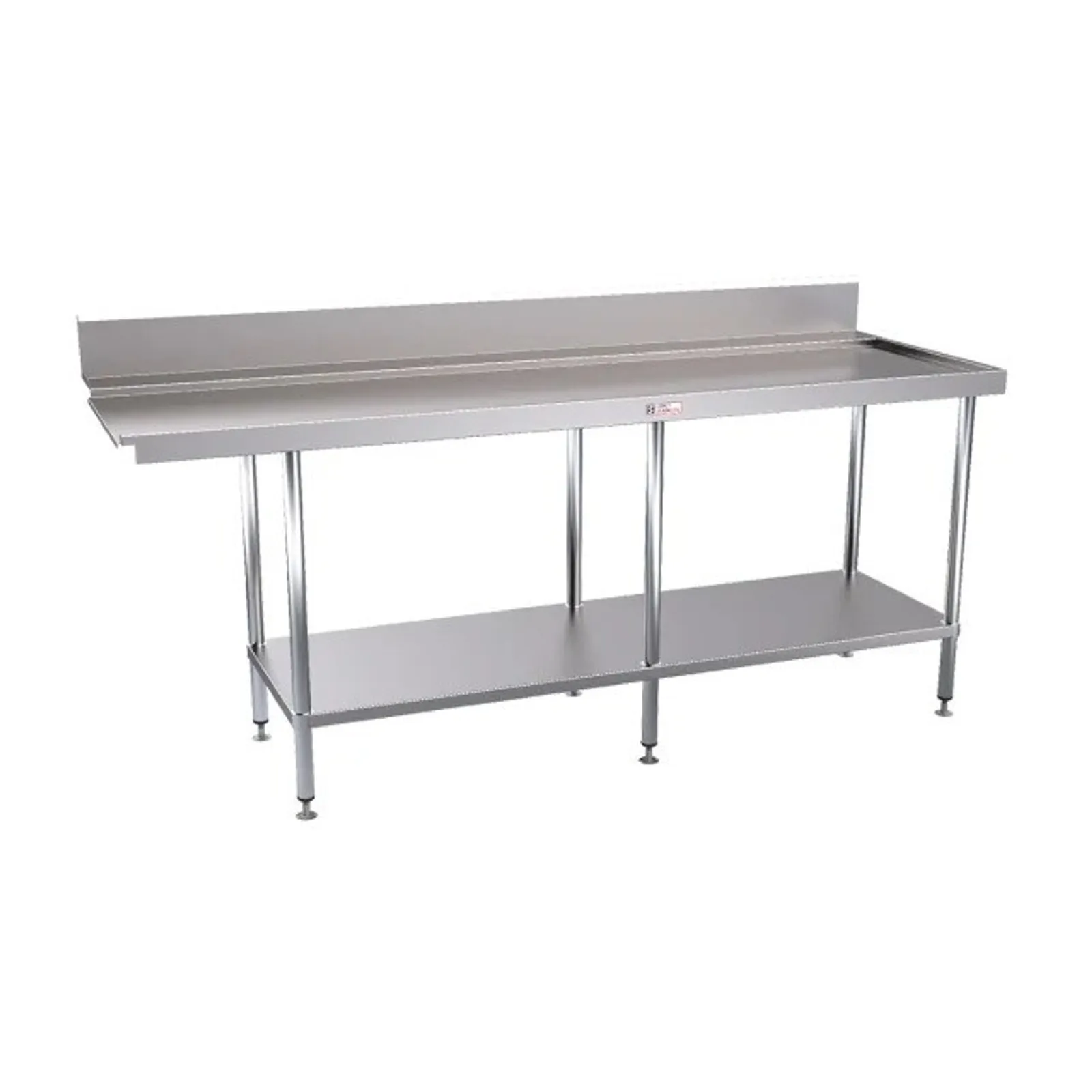 Simply Stainless SS07.1800.R Dishwasher Outlet Bench (600 Series) - 1800mm - Right Hand Outlet