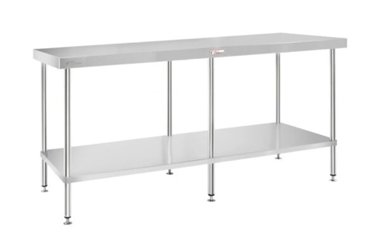 Simply Stainless SS01.7.2100 Work Bench with Undershelf (700 Series) - 2100mm