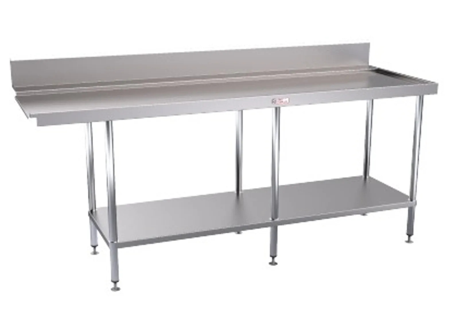 Simply Stainless SS07.7.2100.R Dishwasher Outlet Bench (700 Series) - 2100mm - Right Hand Outlet