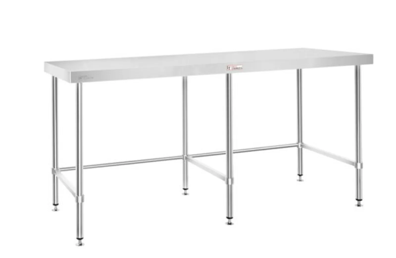 Simply Stainless SS01.7.2100.LB Work Bench with leg brace (700 Series) - 2100mm