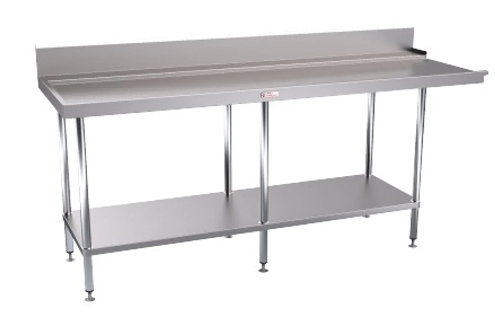 Simply Stainless SS07.7.2100.L Dishwasher Outlet Bench (700 Series) - 2100mm - Left Hand Outlet