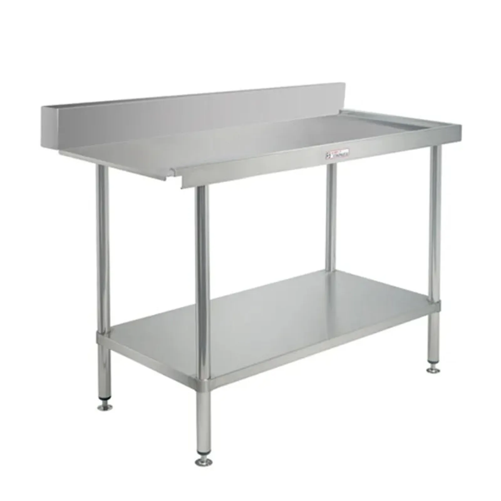 Simply Stainless SS07.1200.R Dishwasher Outlet Bench (600 Series) - 1200mm - Right Hand Outlet