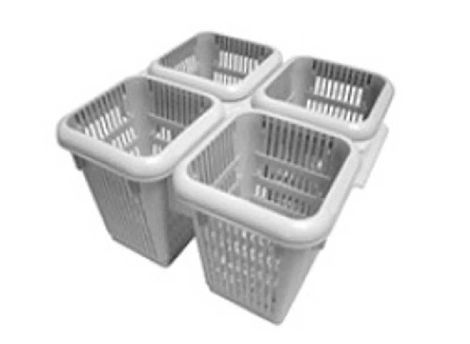 Hobart 01-246175-1 Plastic Cutlery Box 230x230mm