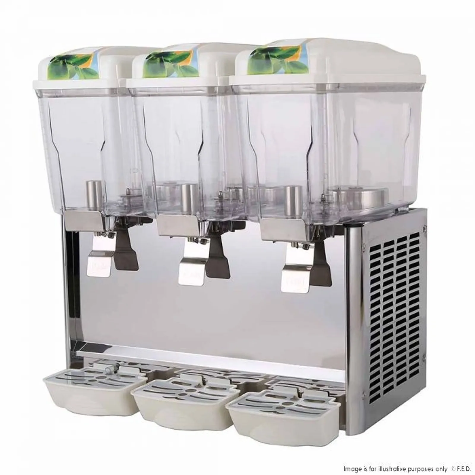 FED KF12L-3 Triple Bowl Juice Dispenser