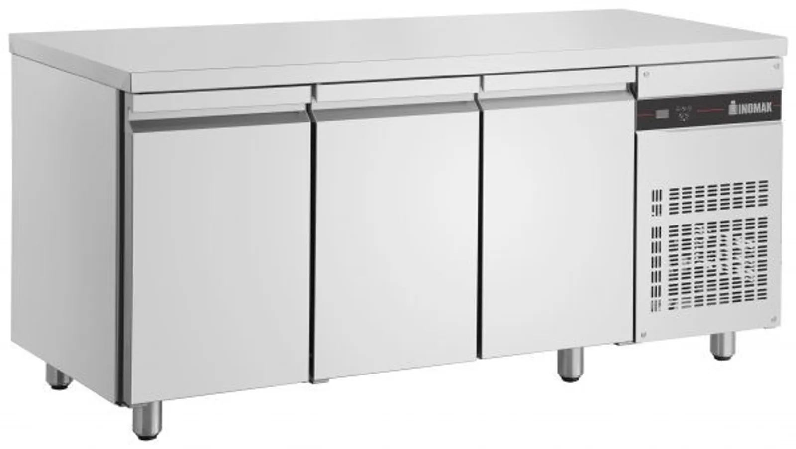 Inomak UBI7134 Stainless Steel Undercounter Fridge 1345MM