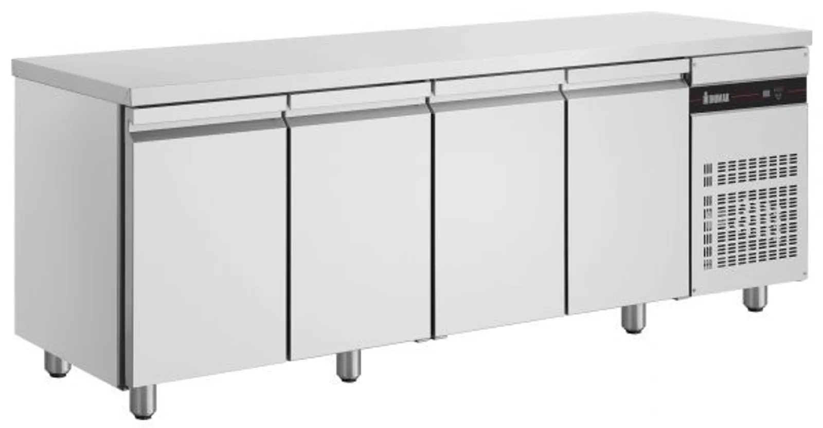 Inomak UBI7224 Stainless Steel Undercounter Fridge 2240mm