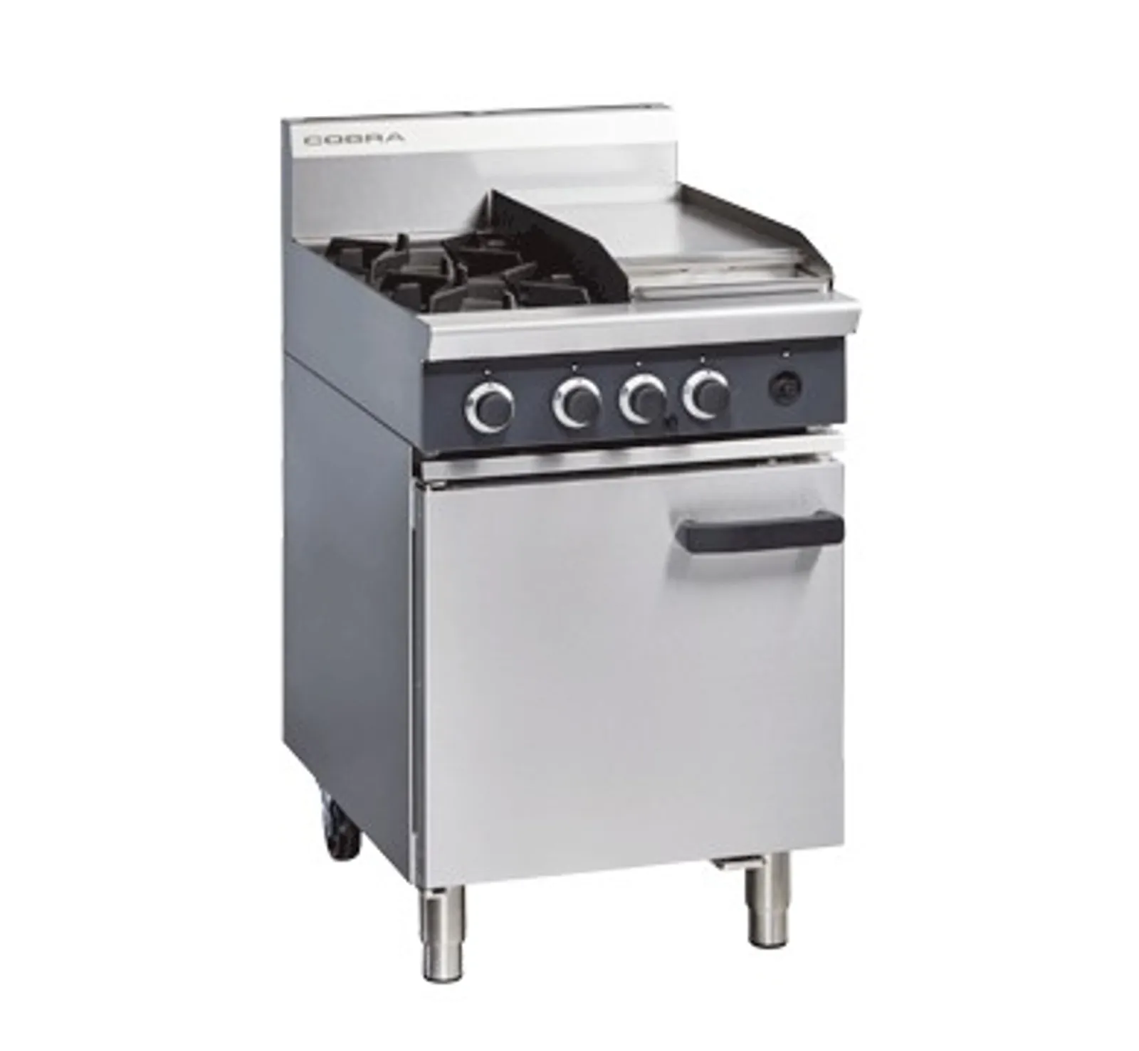 Cobra CR6C - 600mm Two Burner / Griddle Gas Range Static Oven