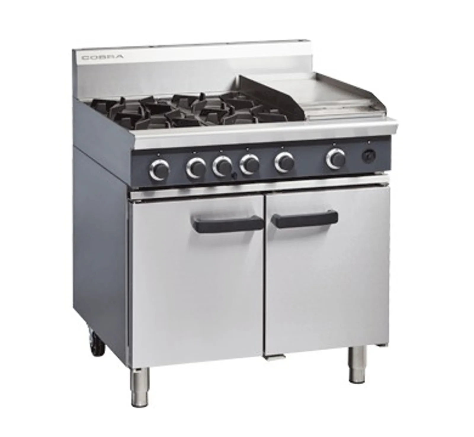 Cobra CR9C - 900mm Four Burner / Griddle Gas Range Static Oven