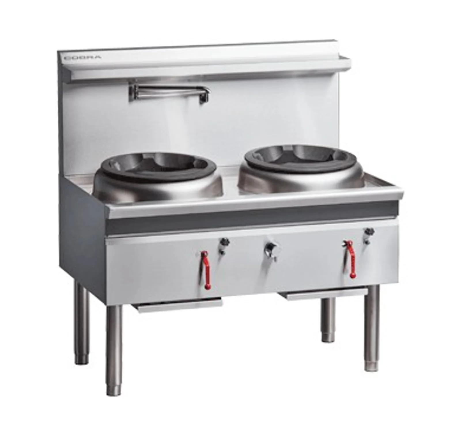 Cobra CW2H-DD - 1200mm Gas Waterless Wok with 2 Duckbill burners