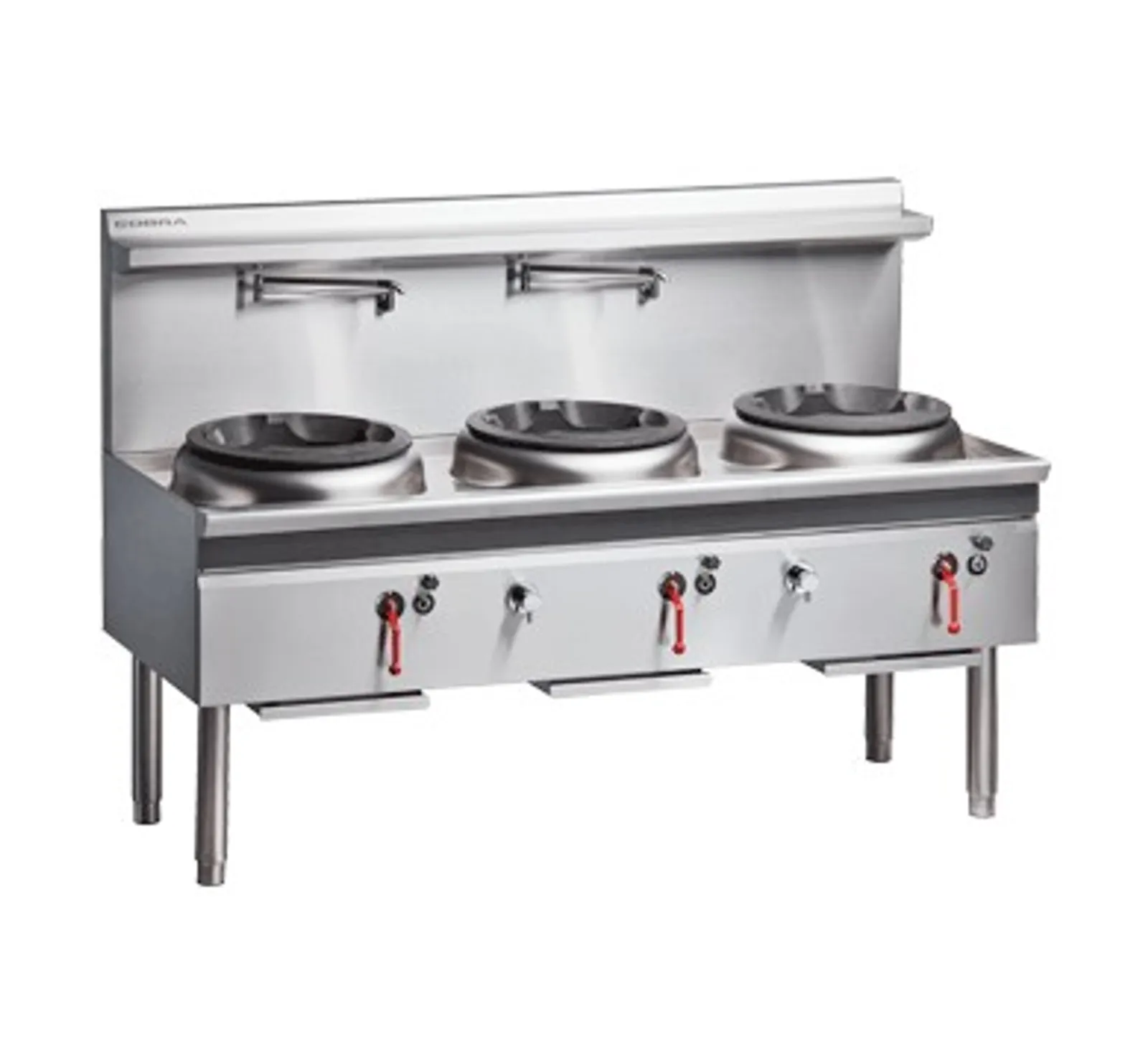 Cobra CW3H-DDD - 1800mm Gas Waterless Wok with 3 Duckbill burners