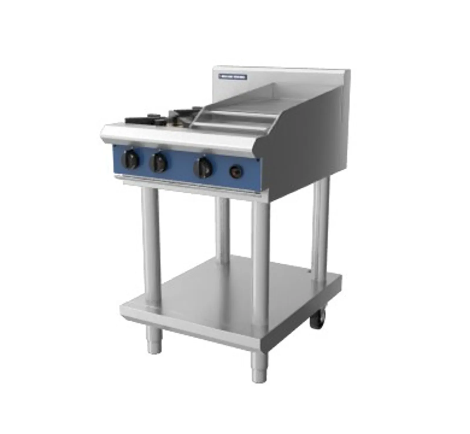 Blue Seal Evolution Series G514C-LS - 600mm Gas Cooktop - Leg Stand