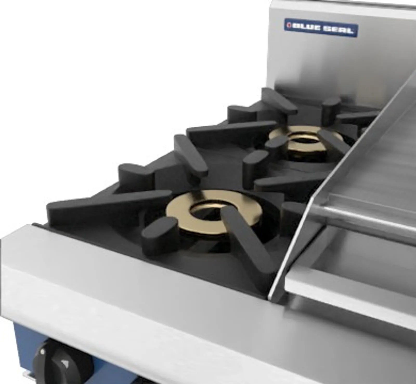 Blue Seal Evolution Series G514C-LS - 600mm Gas Cooktop - Leg Stand