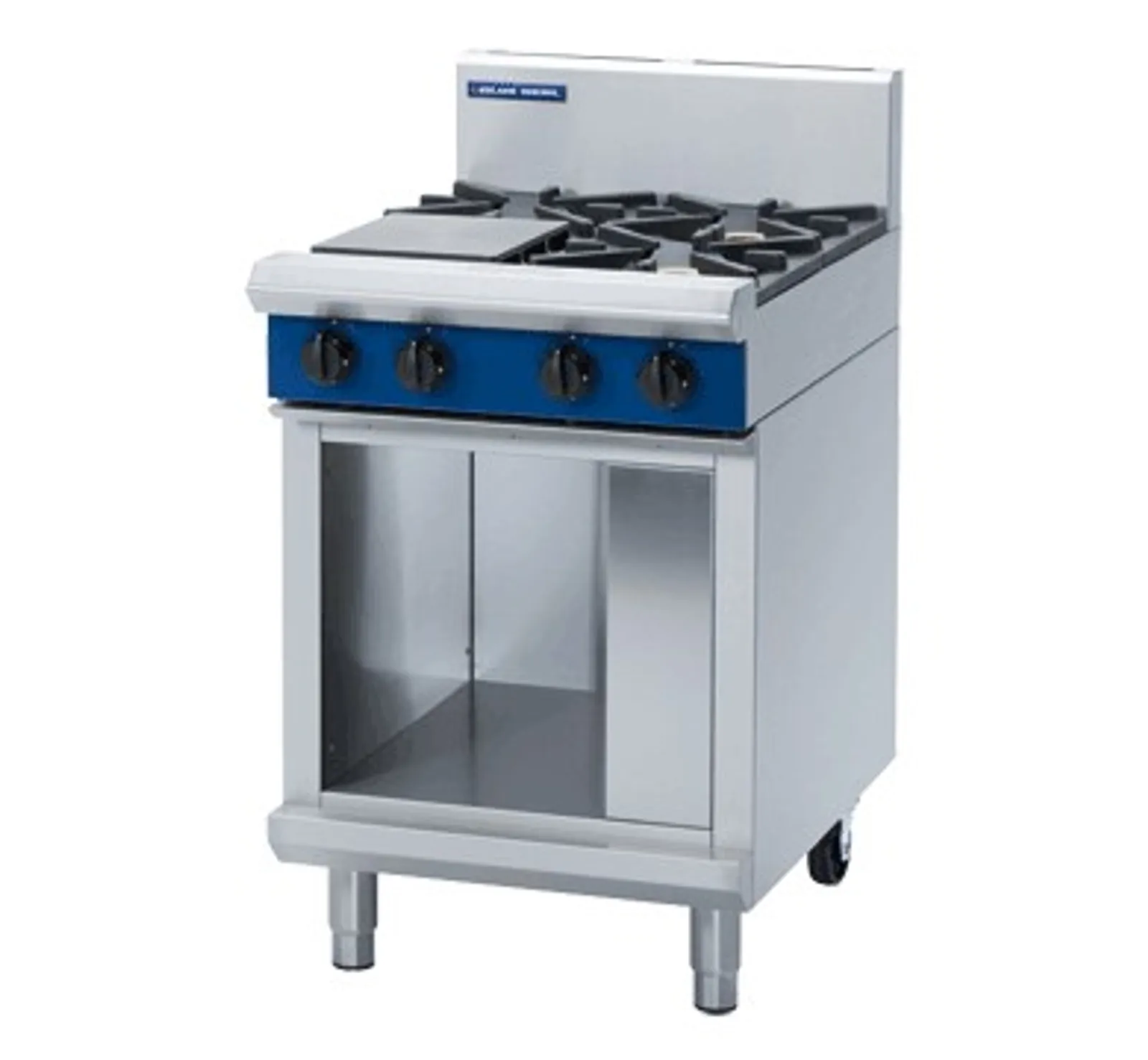 Blue Seal Evolution Series G514D-CB - 600mm Gas Cooktop - Cabinet Base