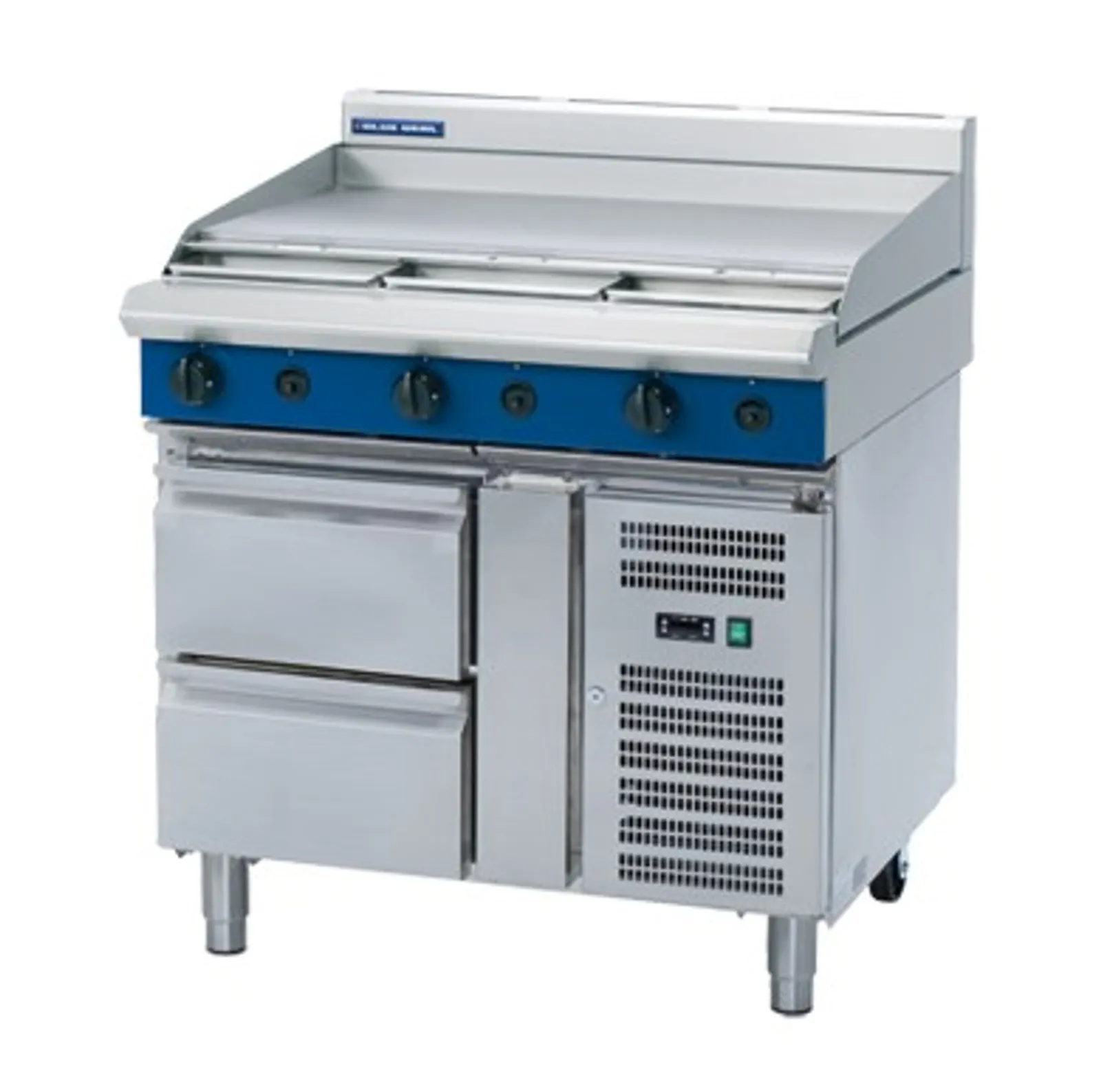 Blue Seal Evolution Series G516A-RB - 900mm Gas Cooktop Refrigerated Base