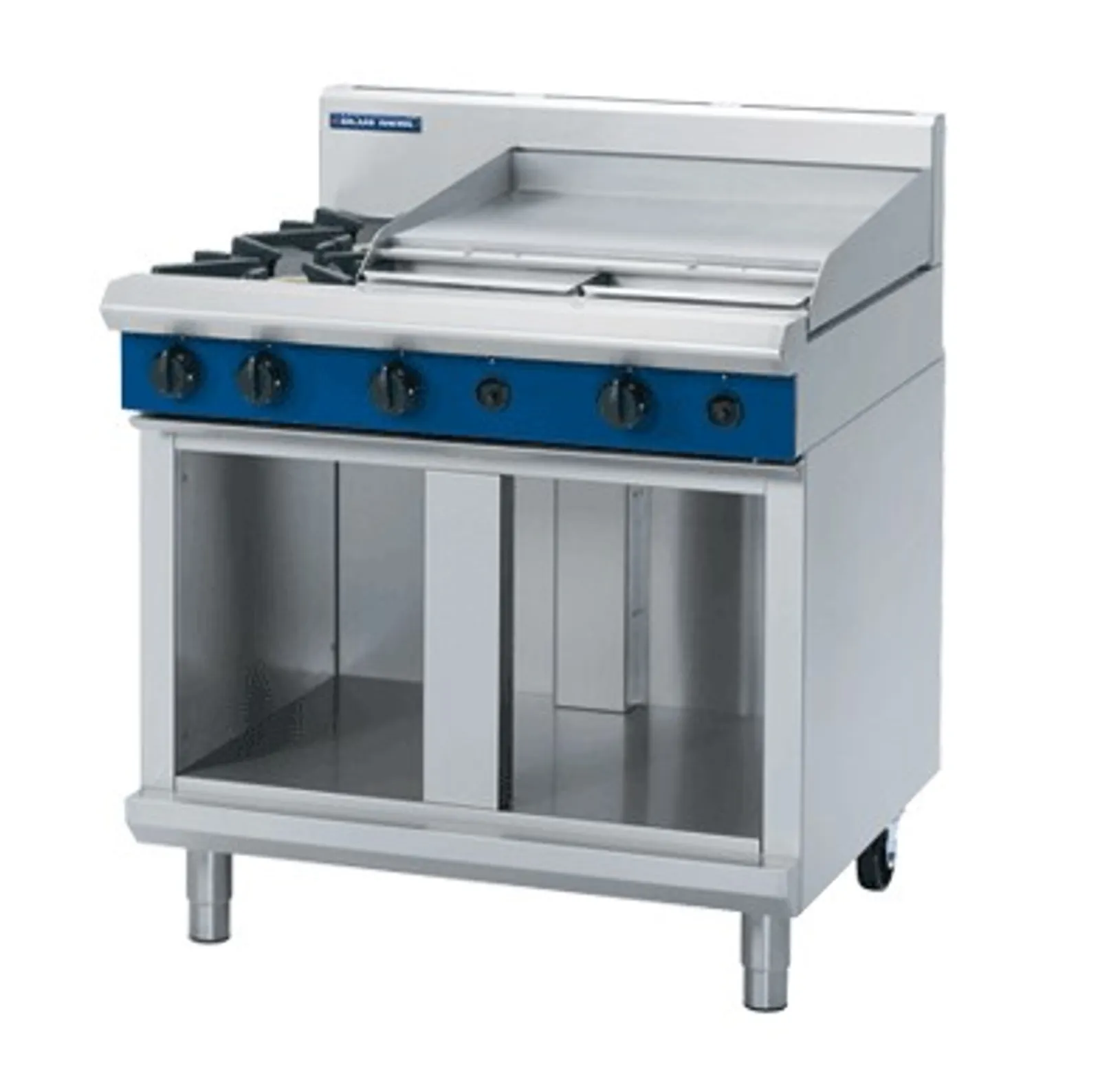 Blue Seal Evolution Series G516B-CB - 900mm Gas Cooktop - Cabinet Base