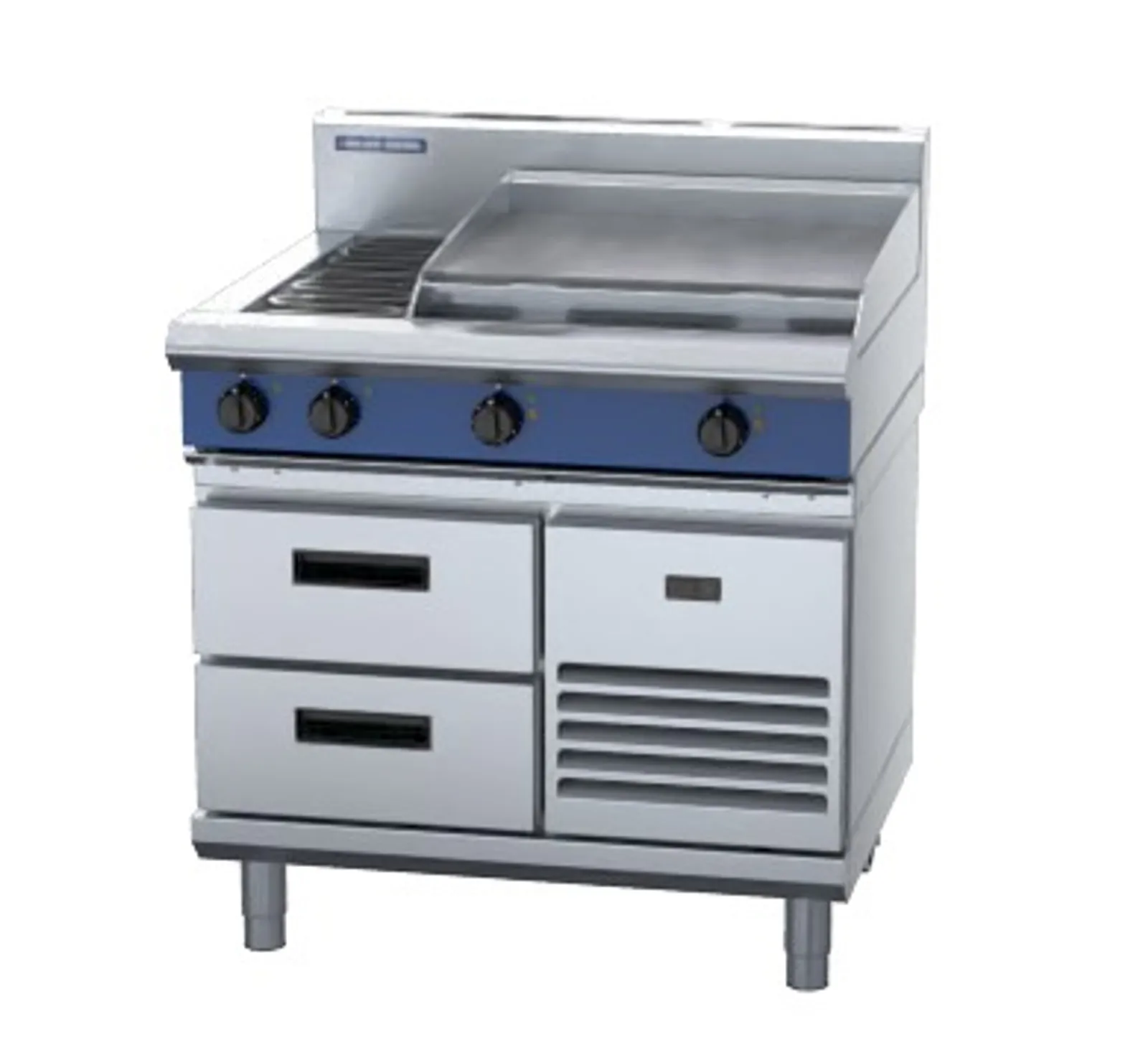 Blue Seal Evolution Series E516B-RB - 900mm Electric Cooktop Refrigerated Base