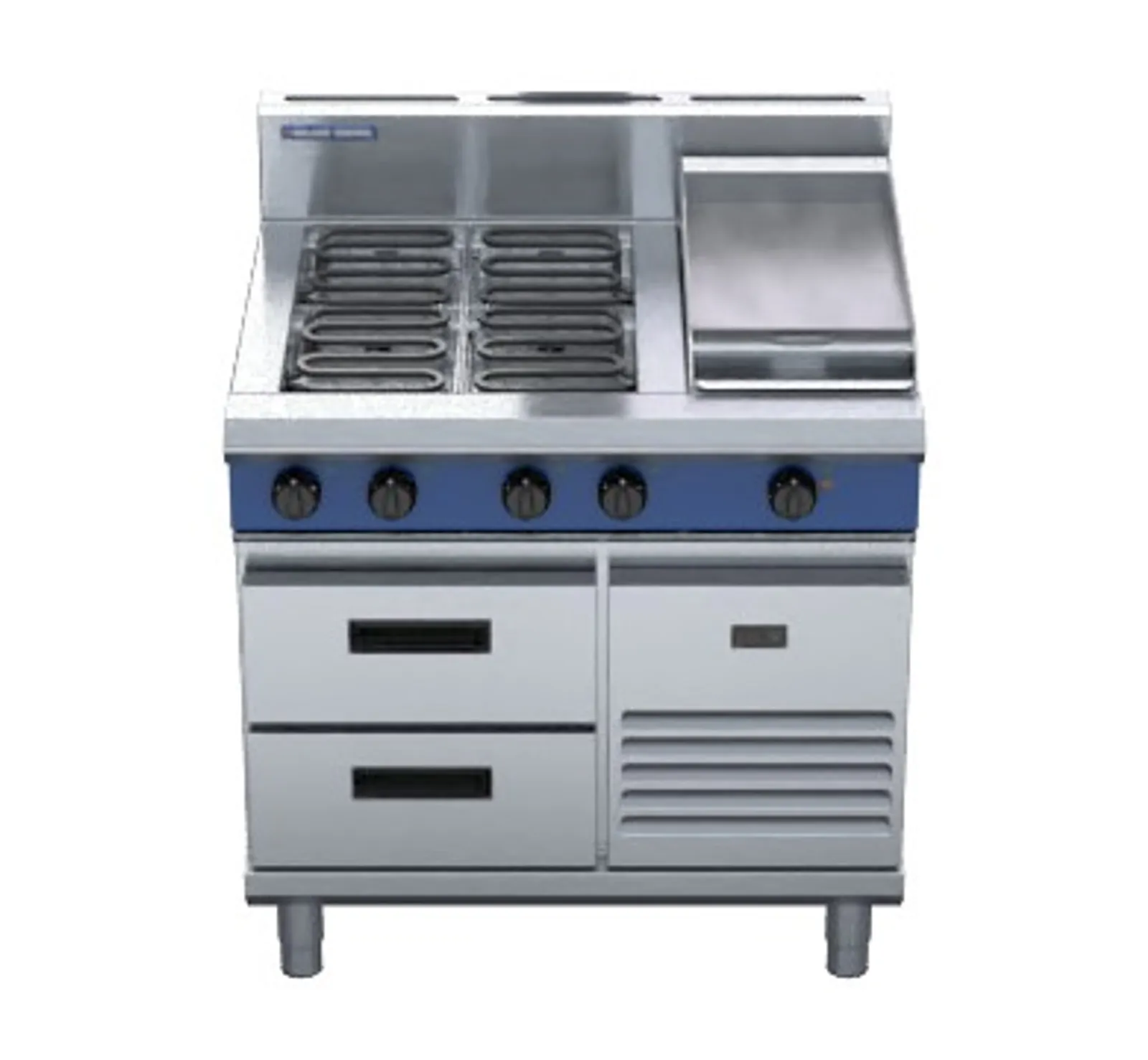 Blue Seal Evolution Series E516C-RB - 900mm Electric Cooktop Refrigerated Base