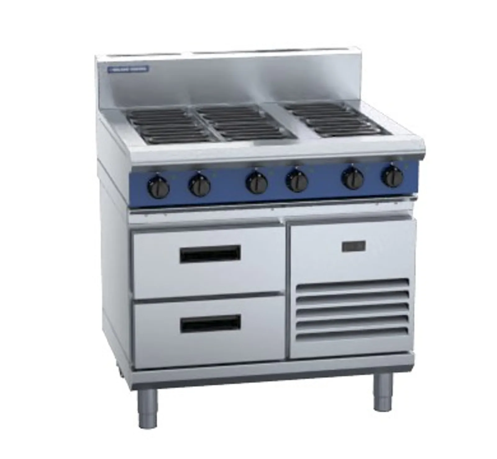 Blue Seal Evolution Series E516D-RB - 900mm Electric Cooktop Refrigerated Base