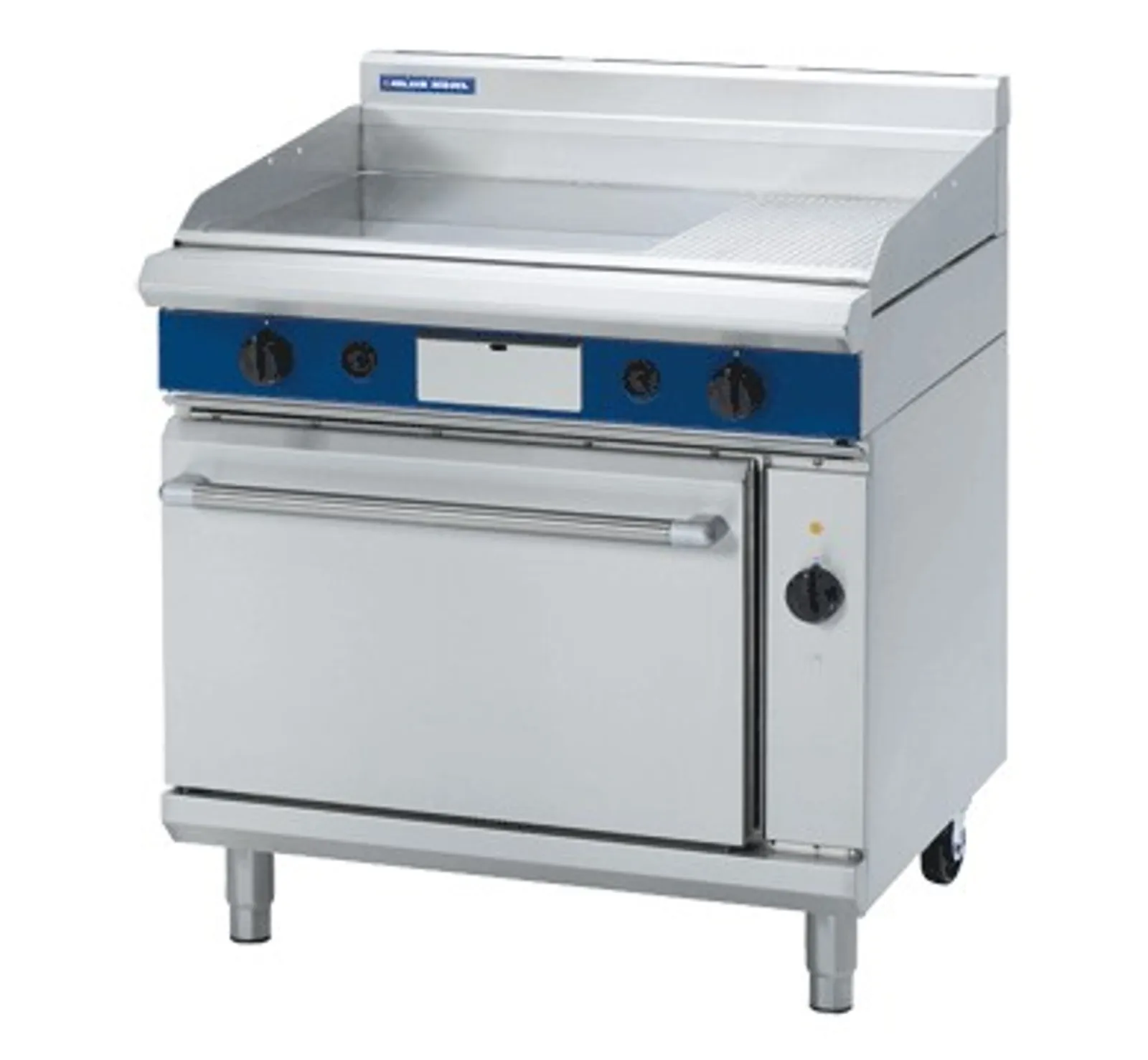 Blue Seal Evolution Series GPE56 - 900mm Gas Griddle Electric Convection Oven Range
