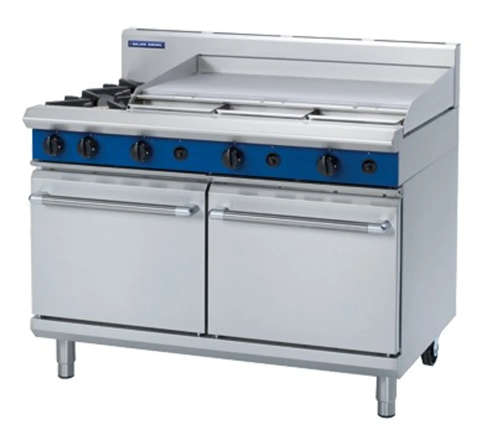 Blue Seal Evolution Series G528A - 1200mm Gas Range Double Static Oven
