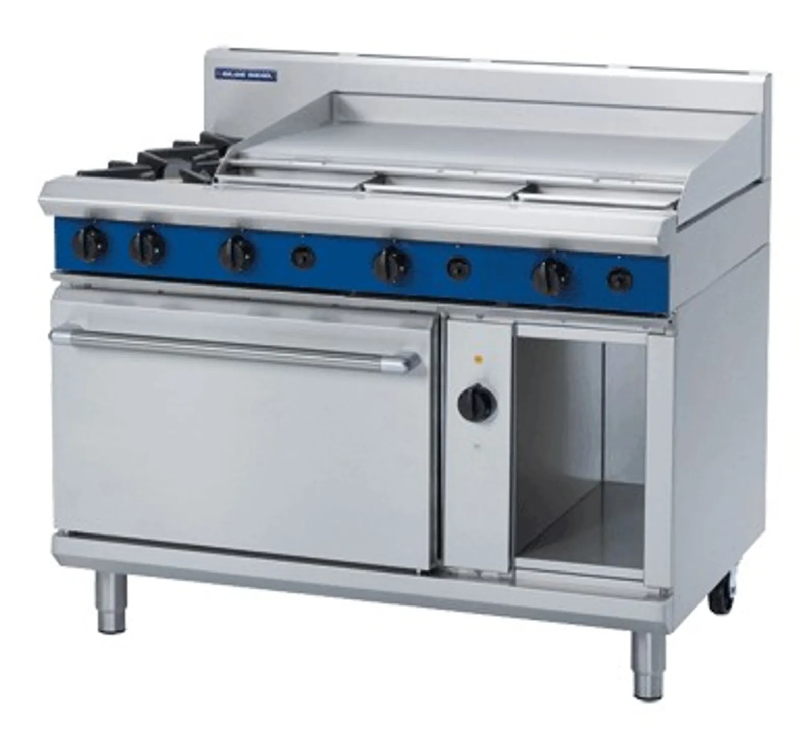Blue Seal Evolution Series GE58A - 1200mm Gas Range Electric Convection Oven