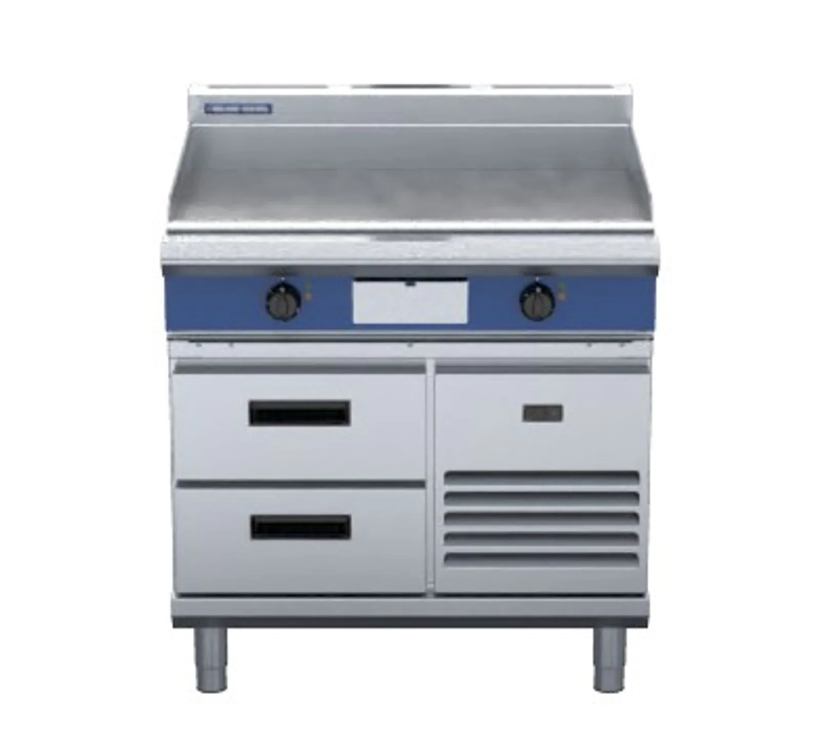 Blue Seal Evolution Series EP516-RB - 900mm Electric Griddle Refrigerated Base