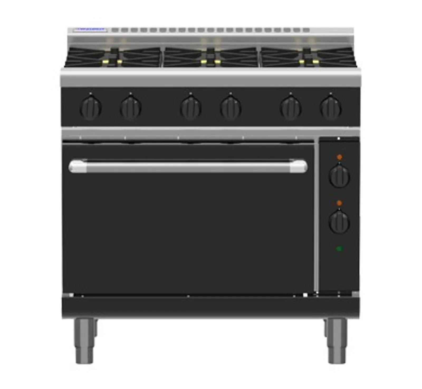 Waldorf Bold RNLB8613GE - 900mm Gas Range Electric Static Oven