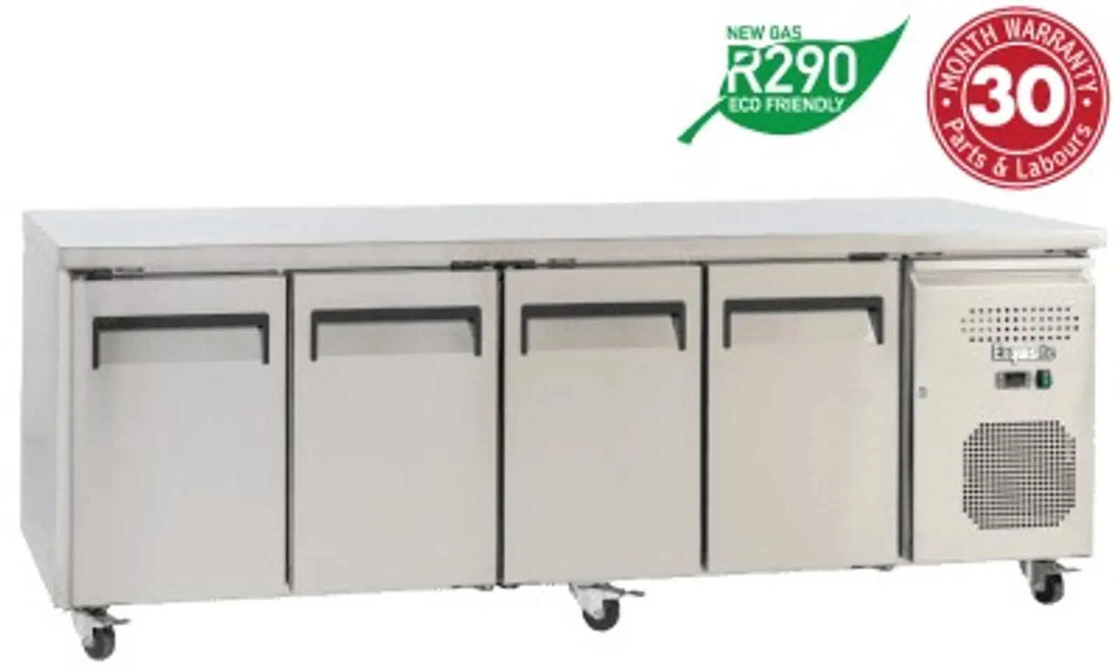 Exquisite USC550H Four Solid Doors Underbench Storage Refrigerators