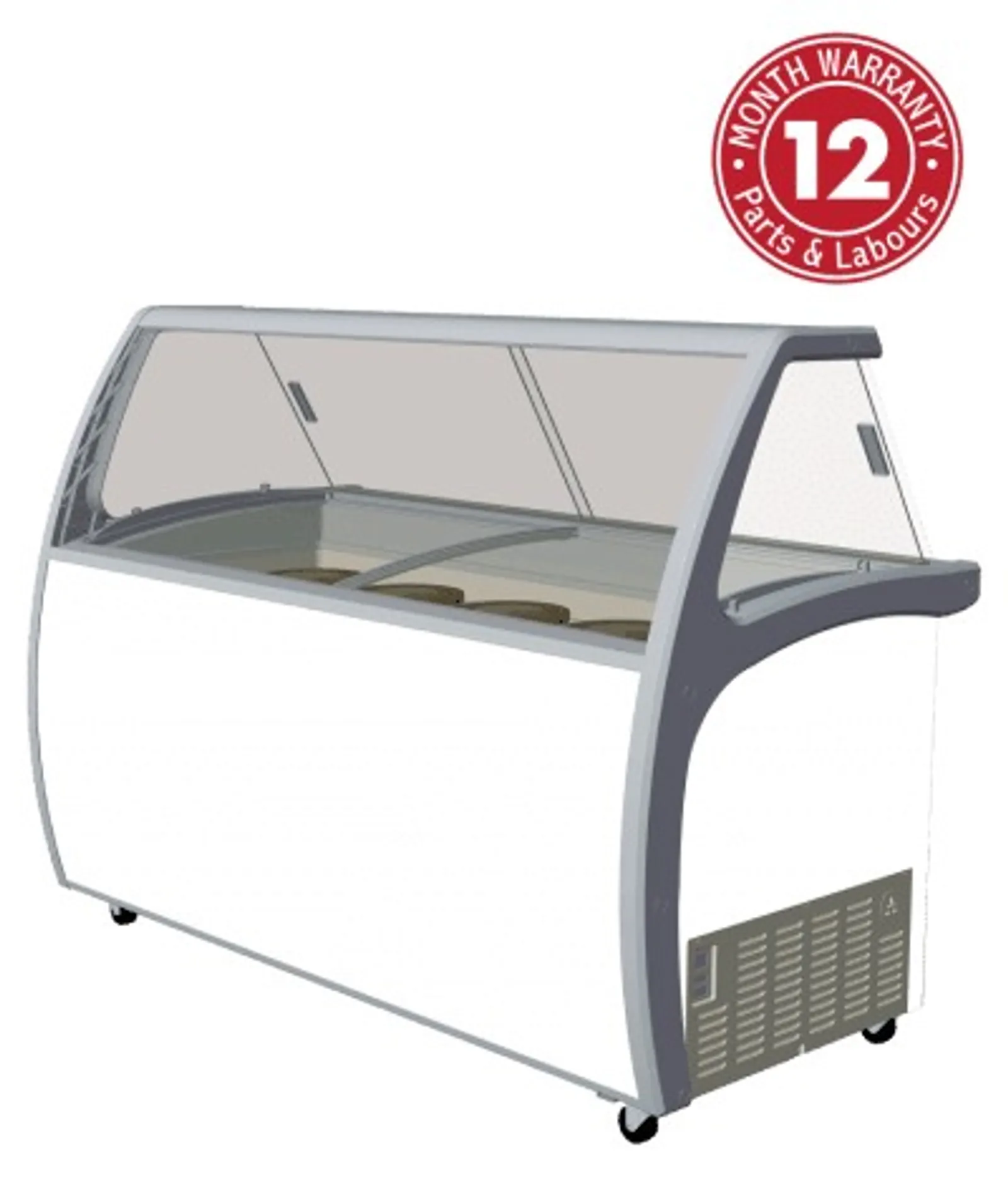 Exquisite SD575S2 Twelve Tubs Ice Cream Scooping Freezers