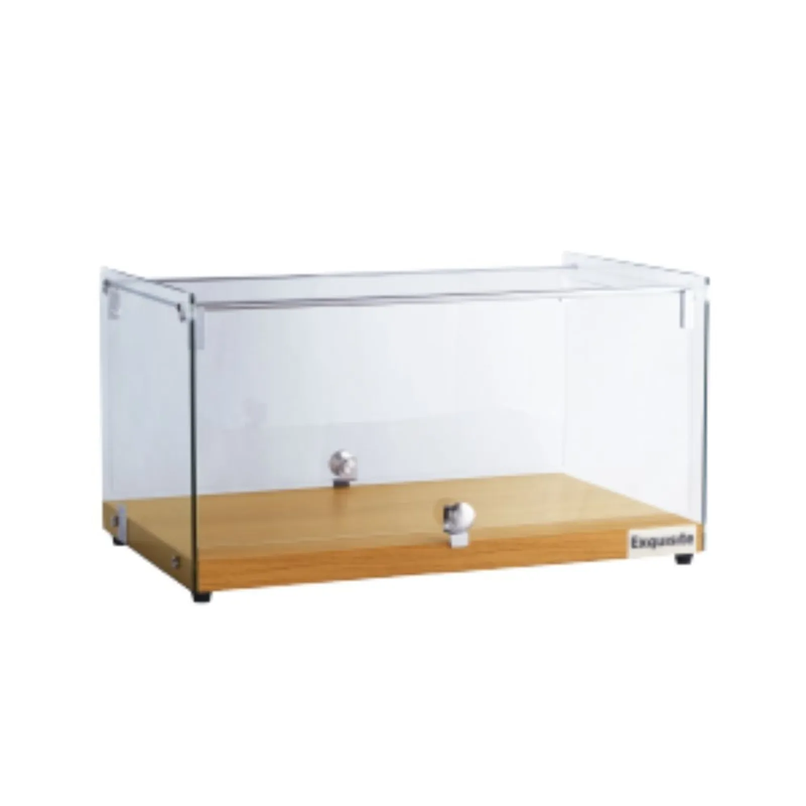 Exquisite CD35 One Tier Flat Glass Ambient Cake Display