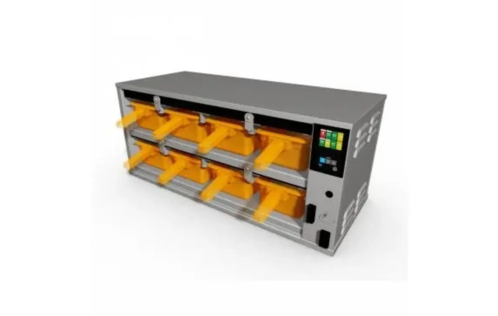 Duke RFHU-24-FL042GM Hot Holding Cabinet, 2 High 4 Wide, 65mm Deep