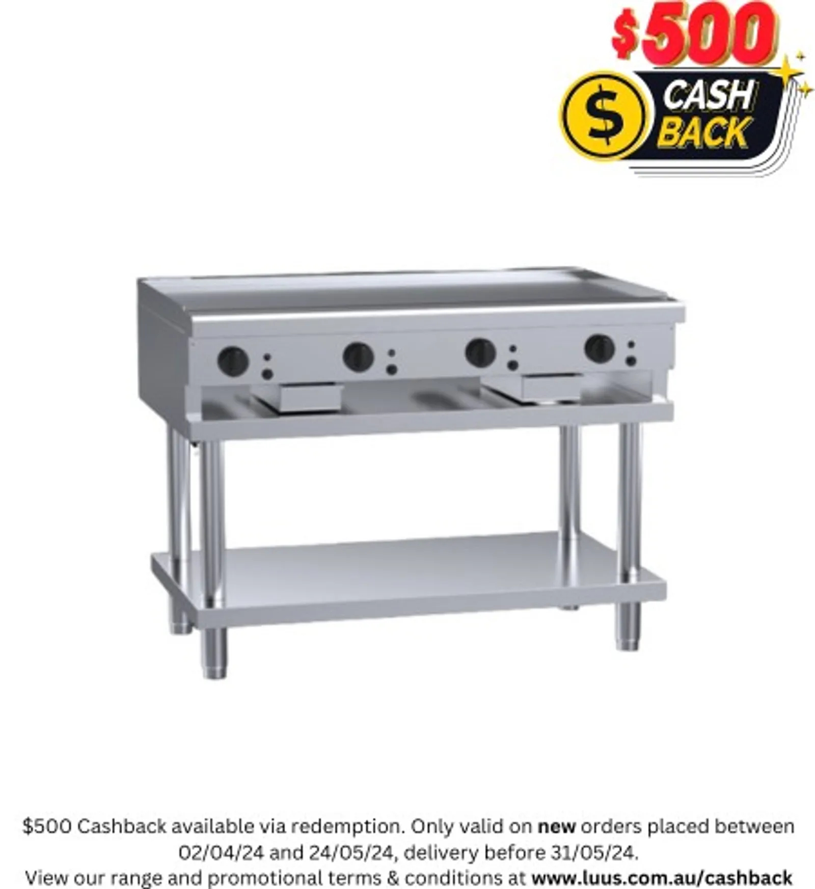 LUUS CS-12P-T Teppanyaki Grill - 1200 Wide