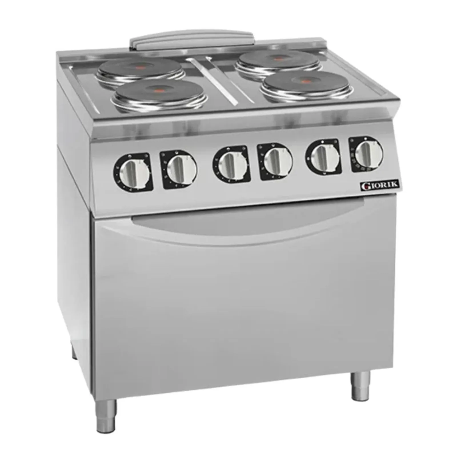 Giorik CE74TET 700 Series - 4 Hot Plates Electric Range on Electric Oven